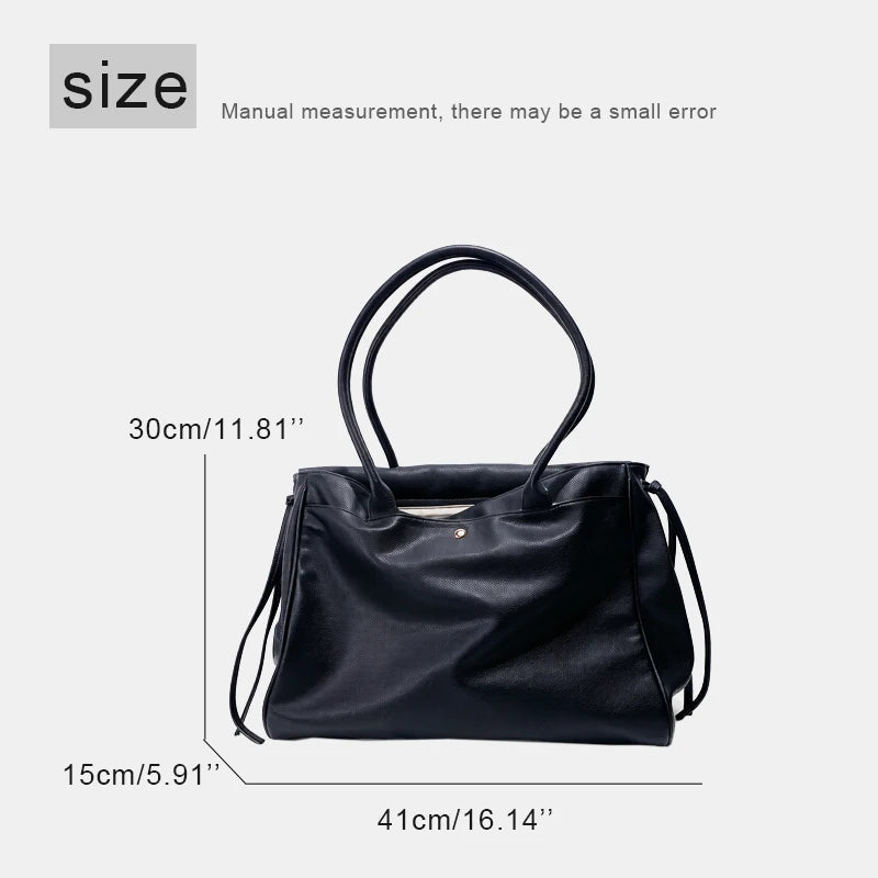 Briefcase Tote Bags For Women Luxury Designer Handbag And Purses 2025 New In PU Grain Multi-compartment Design Underarm Shoulder