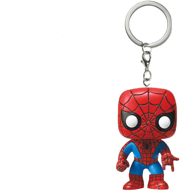 Marvel Spider Man Creative Student Keychain Pendant Anime Peripheral Men's Car Keychain Fashion Women's Bag Accessories Gifts