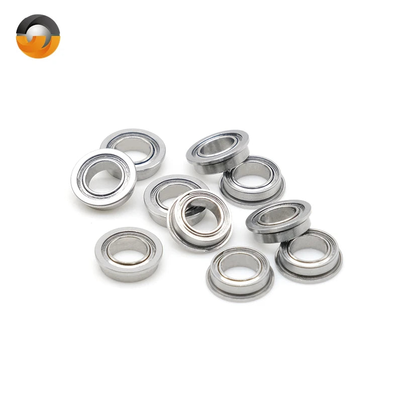 10Pcs MF85ZZ 5x8x2.5 mm ABEC-7 Miniature Flange Bearing Deep Groove Ball Bearing High Quality MF85Z MF85
