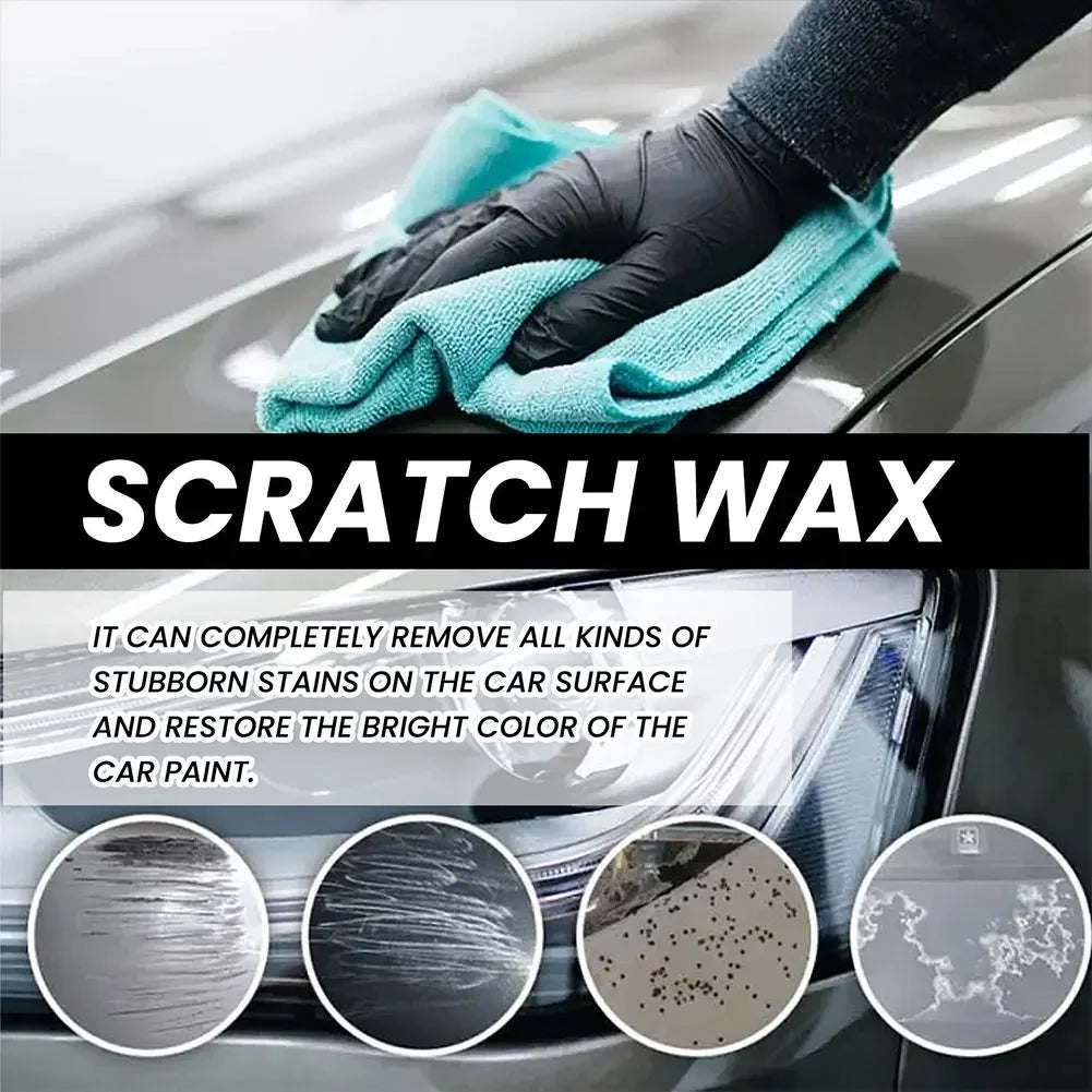 120ml Auto Polish Paint Restorer with Wipe Cloth & Sponge Car Scratches Repair Polishing Wax Auto Care Wax Paint Scratch Care