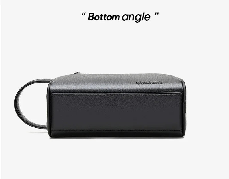 High Quality Genuine Leather Men Clutch Bags Fashion Business Clutches Card Pack Phone Coin Purses Travel Anti-theft Wallet Male