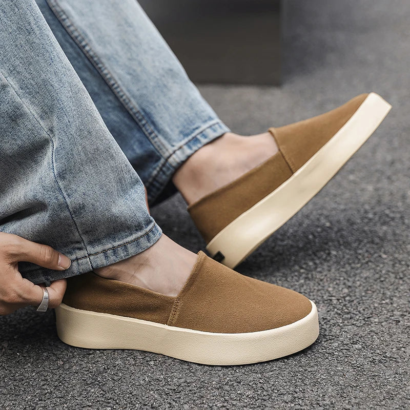Luxury Brand Men's Loafers Slip-On Comfortable Casual Shoes Breathable Soft Sole Driving Moccasin Classic Male Walking Shoes