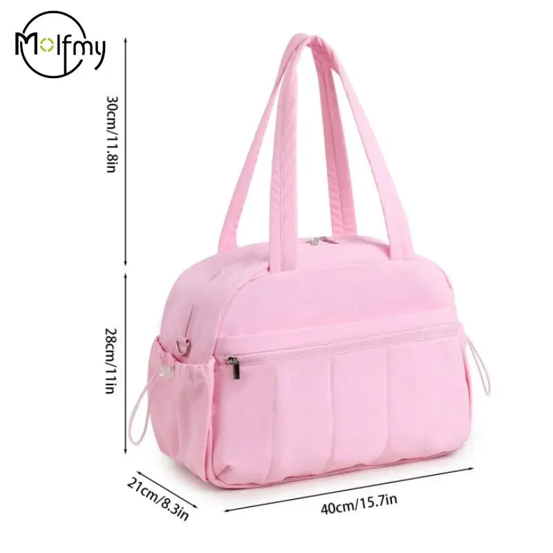 Women's Travel Duffel Bags Large-capacity Gym Bag with Wet Pocket Carry on Waterproof Weekender Handbag Toiletry Bags 2025 New