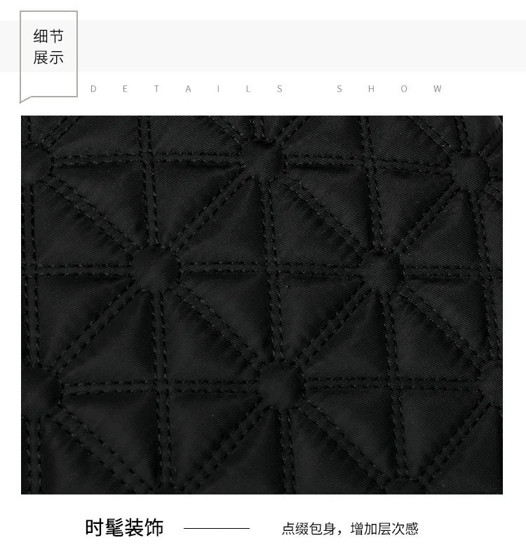 Quilted Embroidery Backpack For Women 2024 New Korean Style Versatile Large Capacity Water-Resistant Leather Shoulder Bags