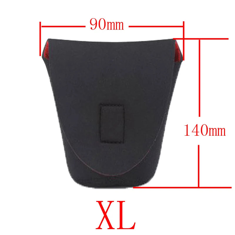 1pcs S M L XL XXL Neoprene waterproof Soft Camera Lens Pouch bag Case Size