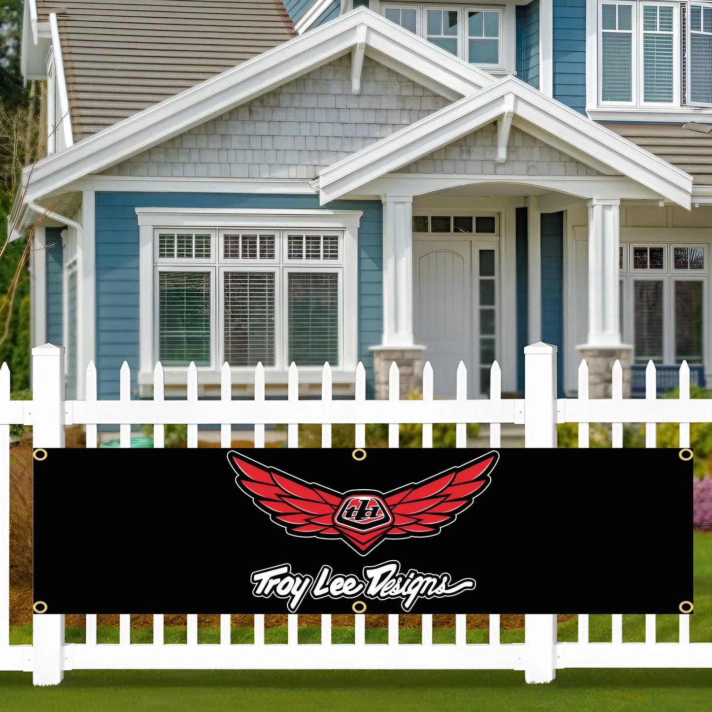60X240cm Troy lee designs Auto Parts Flag Banner Flag Polyester Printed Garage or Outdoor Decoration Tapestry