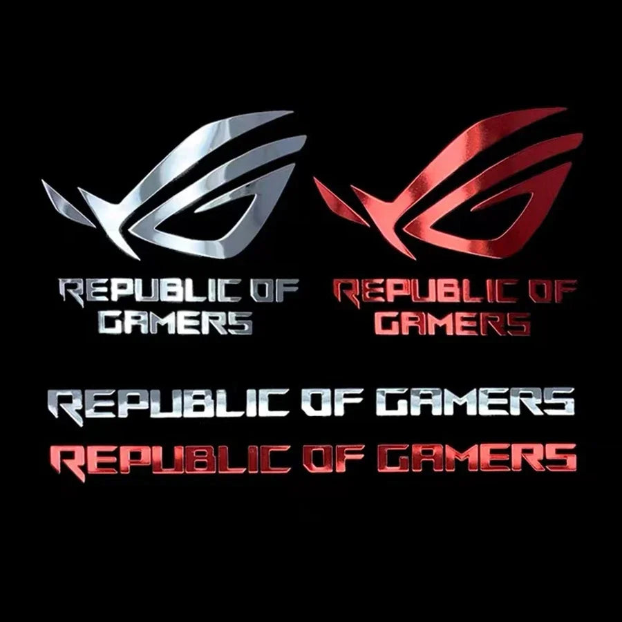 Asus ROG player Country Metal sticker Asus mobile phone laptop tablet shell metal sticker