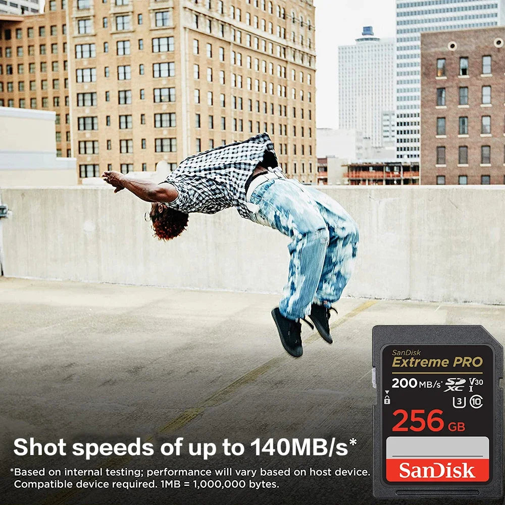 Original Extreme PRO U3 4K 6K 8K C10 V30 V60 V90 SDHC Memory Card SD UHD Video SDXC sd Card UHS-I UHS-II for SLR 3D Canon Camera