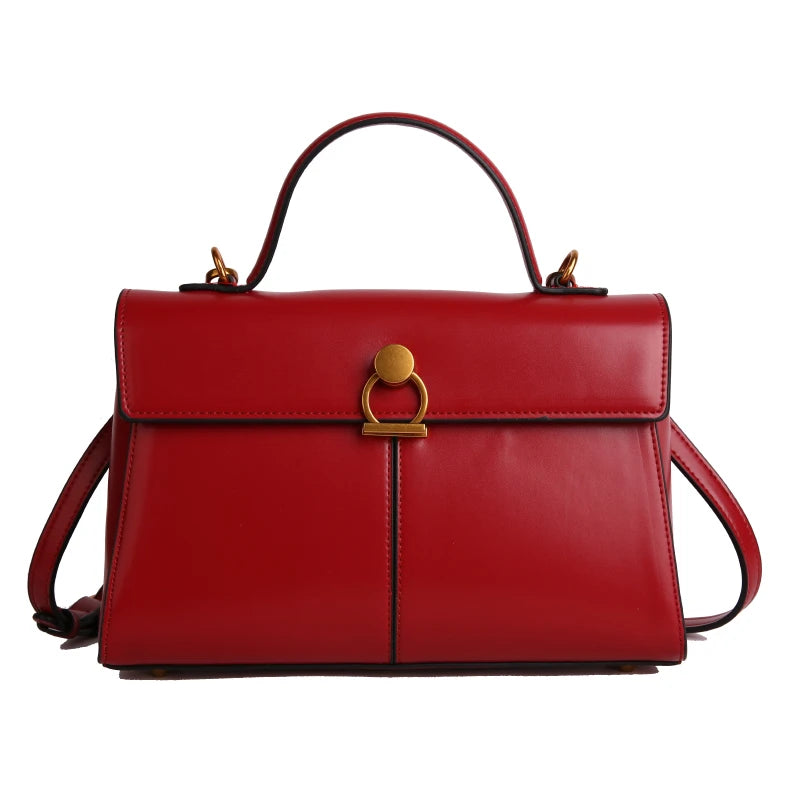 2025 New Classic Style Solid PU Square Shoulder & Crossbody Bags High Quality Sense of Luxury Simple Commute Handbags for Women