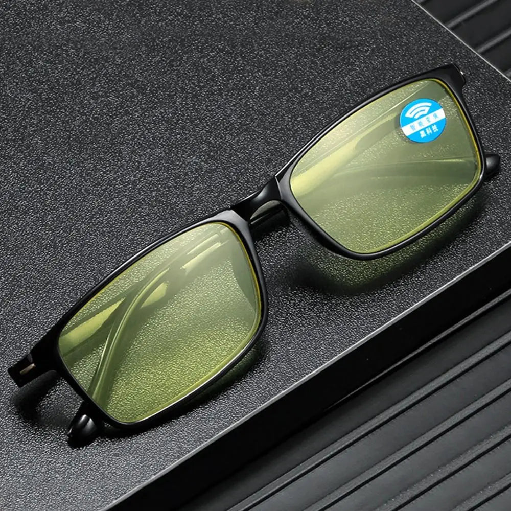 Intelligent Zoom Reading Glasses Automatically Adjust Reading Glasses Anti-blue Light Night Vision Presbyopic Eyewear
