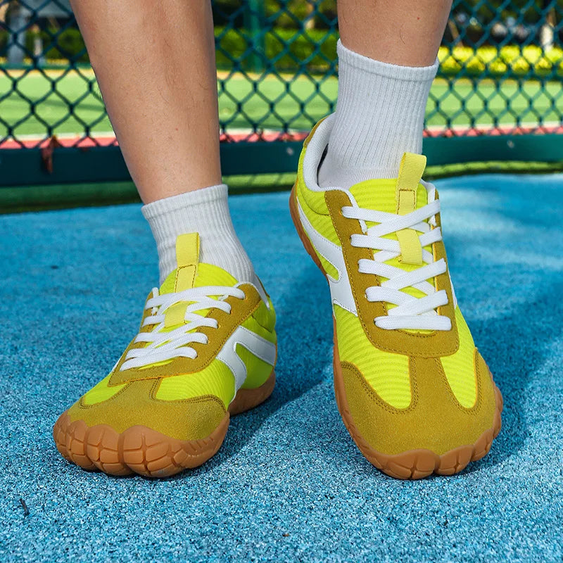 New Wide-toe Men's Shoes Casual Soft Sole Wide-Toe Shoes Walking Sneakers Breathable Mesh Comfortable Barefoot Shoes Big Size 48