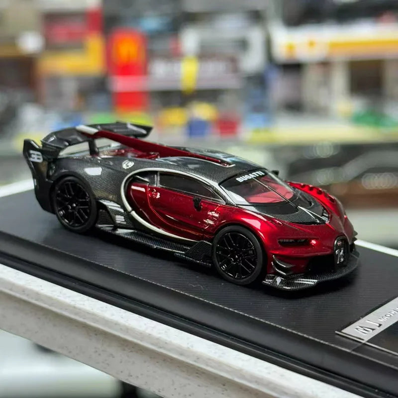 MJ 1:64 BUGATTI VISION GT Alloy Car Model Collection Ornament