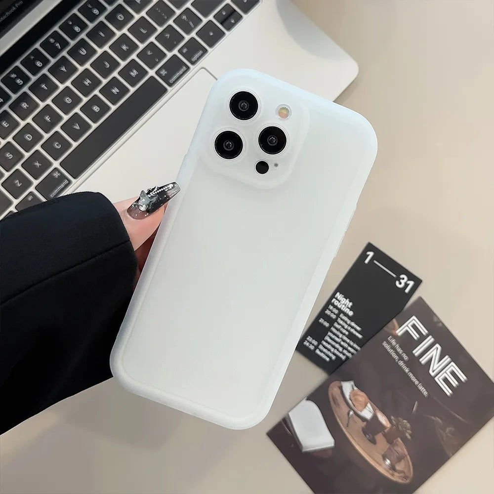 Beige Brown Black Stylish Phone Case for iPhone 15 14 13 12 11 Pro Max Plus 7 8 SE X XR XS Max, Slim Protective Shockproof Cover