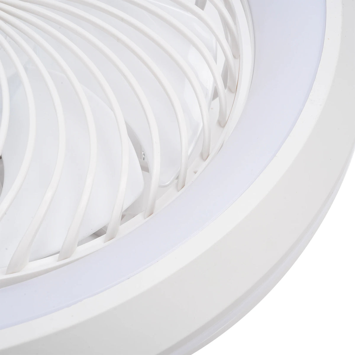 360 Degree Enclosed Circular Fan Light with Remote Control, 3-color Light, Ceiling Light for Living Room, Bedroom, Dining Room