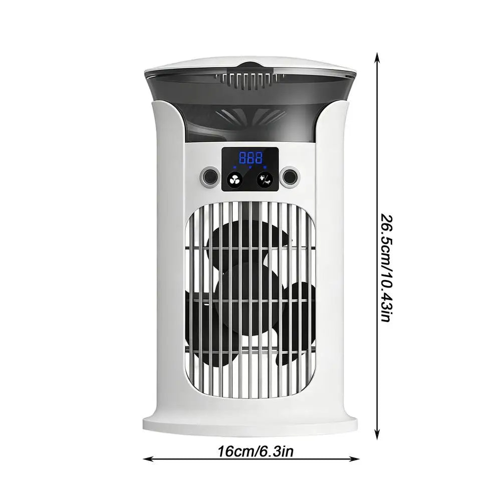 Bedroom Fans Adjustable Portable with Light Personal Tower Fans Standing Desk Fan for Home Living Room Indoor Bedside Office
