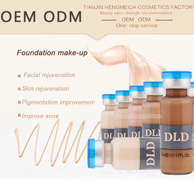 10 vials Korean 5ml BB Cream Glow Beginner Starter Kit Facial Moisturising Sunscreen Essence Foundation Cream Skin Care