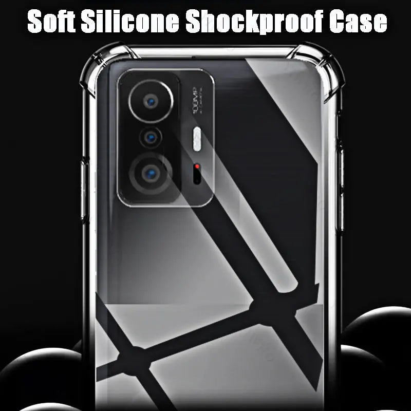 For Xiaomi 11T Clear Phone Soft Case HD Transparent for Xiaomi 11 T 6.67" 21081111RG Shockproof Anti-Scratch Covers Shell Safety