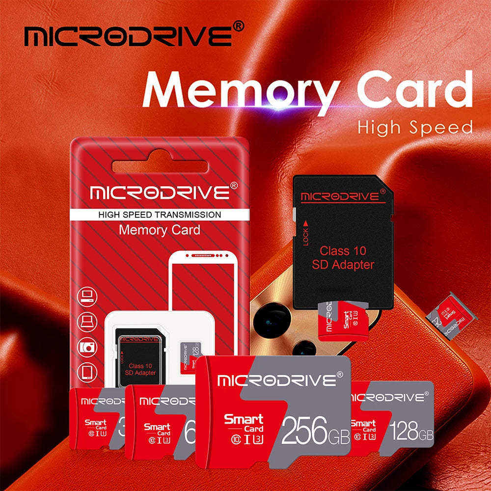 Class10 mini SD TF Card Flash Memory Card 4GB 8GB 16GB 32GB 64GB High speed 128GB 256GB cartao de memoria video card