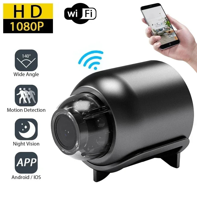 X5 1080P Mini Wireless Surveillance Camera Night Vision Lightweight Clear Portable Motion Detection Premium Quality NEW 2026