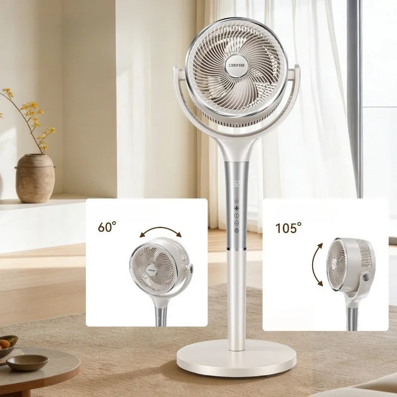 Portable Floor Fan with Remote 2026New Quiet Air Circulation Fan Strong Wind Energy Efficient for Home Bedroom Office   fans