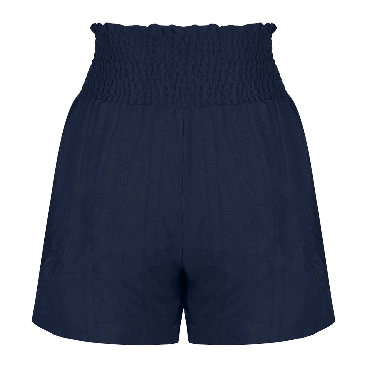 Women Casual High Waist Shorts Skirt Smocked Elastic Drawstring A-Line Flowy Short Skirt Pants Summer Solid Color Beach Skorts