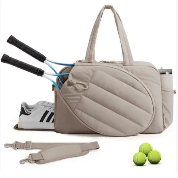 Gym Bag for WomenTennis Rackets Bag Outdoor Travel Sports Training Shoulder Bags Badminton Paddle Handbag Weekender Duffel Tote