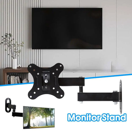 Universal Retractable TV Mounts Wall Mount Bracket For 10 To 27 Inches LCD Monitor TV Stand Expansion Bracket With Screws