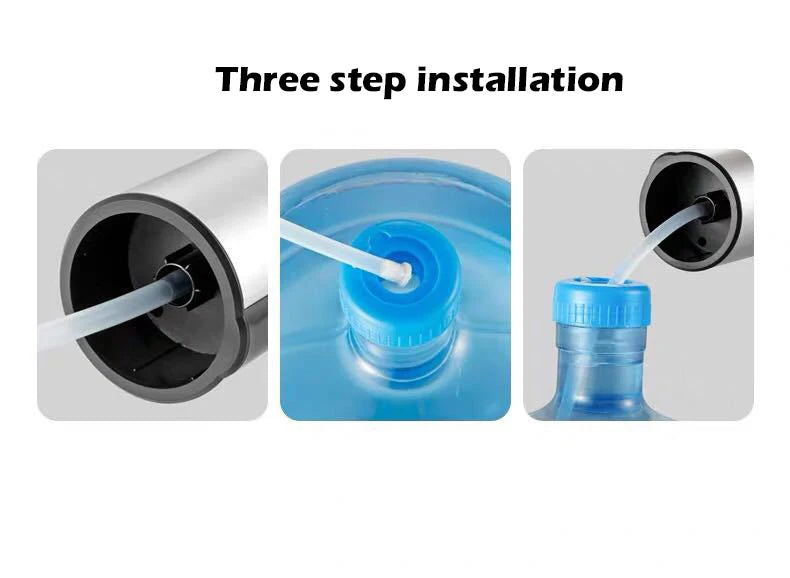 Automatic Water Dispenser Electric Water Gallon Bottle Barreled Pump USB Rechargeable Portable Drink Dispenser with Tray