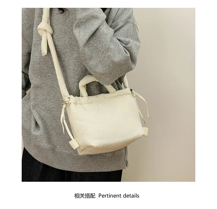 Super Cool Simple Versatile Handbags for Women 2025 Casual Hot Sale Colorful Nylon Small Square Shoulder and Crossbody Bags