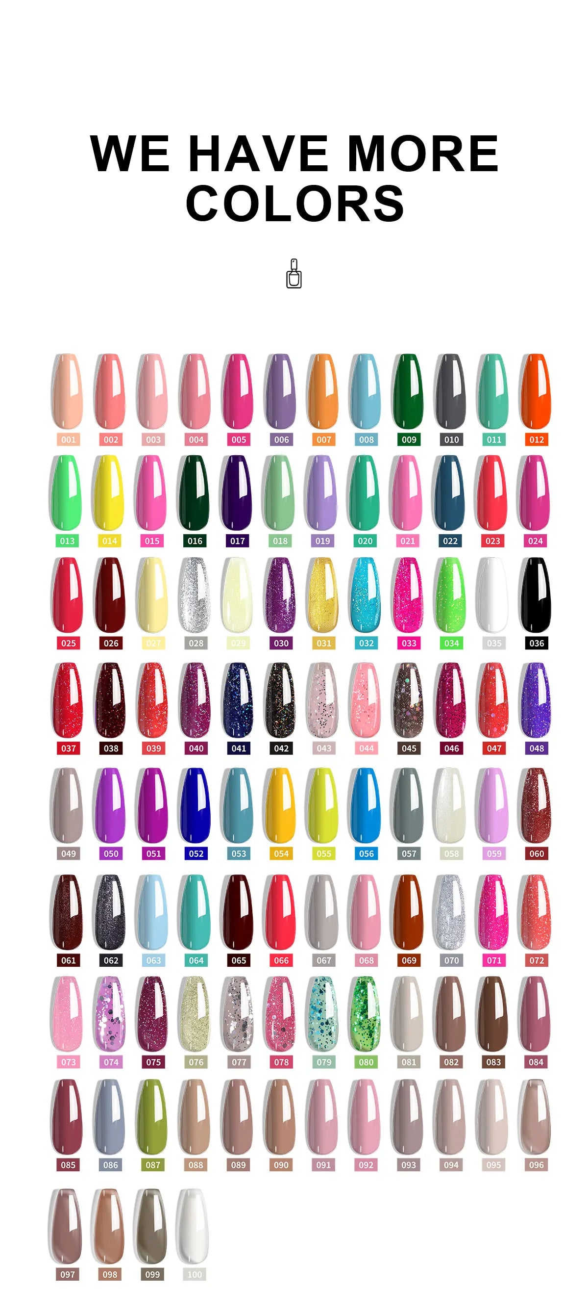 LIMEGIRL 8ML Nail Polish Gel Set 40 Color UV Gel Semi-Permanent Soaking Varn Nail Polish Suitable for Beginners Nail Art Kit