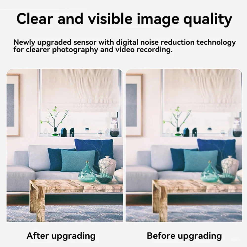 HD 1080P Mini Camera Smart Camera Home WiFi Camera Home Night Vision HD Camera with Abnormal Reminder Function