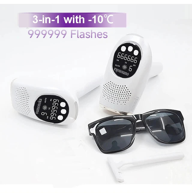 Permanent Laser Hair Removal Bikini Women's IPL Depilators Shaver Facial Hair Cutting Machine Men's Razo to Remove Hair Trimmer