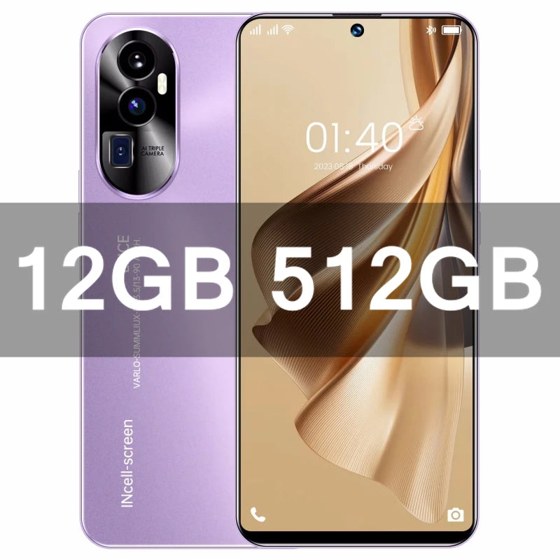 2026 Original Reno 10 Pro Phones Celular SIM Phone Unlocking Mobile Smartphone Qualcomm 8 Gen 2 Dua 5G 7.3 Android 16GB+1T AC6