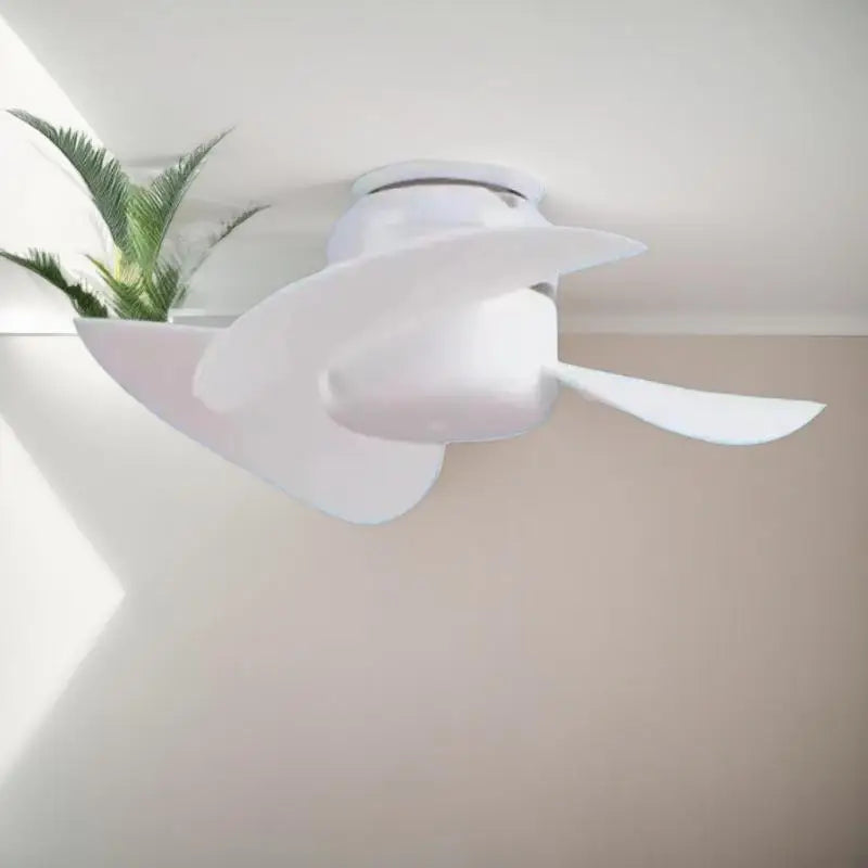 Mini Fan 5W E27 5.1 Inch Ceiling Fan for Indoor Bedroom Cooling - Ceiling Mounted Energy Efficient Lighting