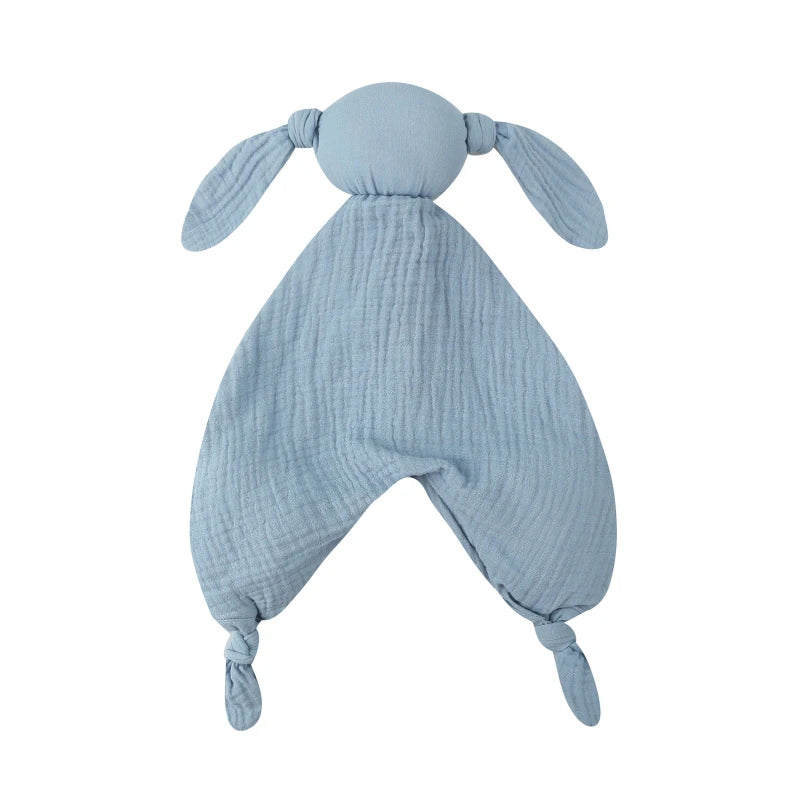 Baby Security Blanket Soothing Appease Towel Soft Animal Rabbit Plush  Teething Bib Infants Comfort Sleeping Nursing Dropship