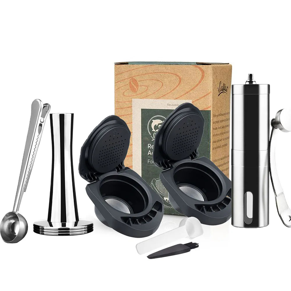 Reusable Coffee Adapter for Dolce Gusto PICCOLO XS/Genio S Coffee Machine Espresso Refill Pod Coffee Capsule Holder Accessories