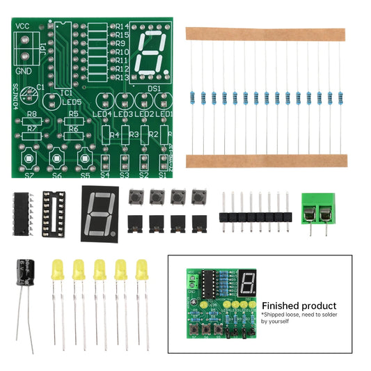 DC 5V DIY Electronics Training Kit Decoding Display for Manufacturing Experiment And Welding Teaching Parts