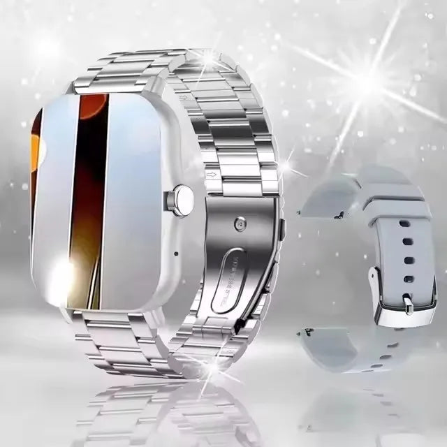 NEW 2025 Fashion SmartWatch Android Phone 2.01" Color Screen Full Touch Custom Dial Watch Women Bluetooth Call Smart Watch Men