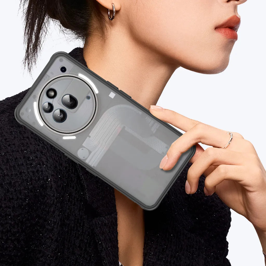Armor Shockproof Soft Bumpers Hard Case For Nothing Phone 3a Pro Matte Mobile Phone Casing
