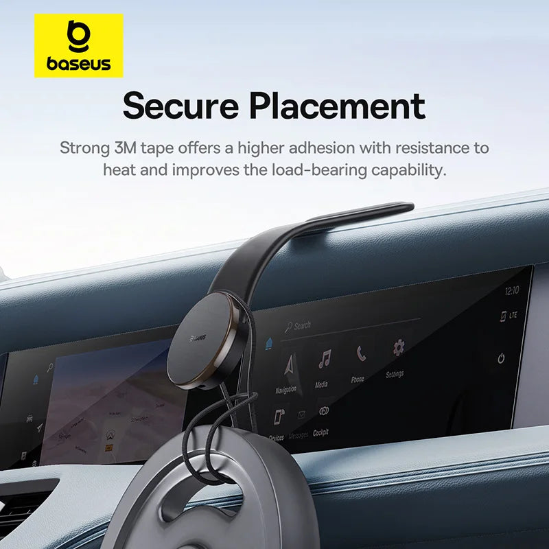 Baseus Magnetic Wireless Charger Car Phone Holder 15W Fast Charging Wireless Car Charger Holder For iPhone 16 15 14 13 Car Mount