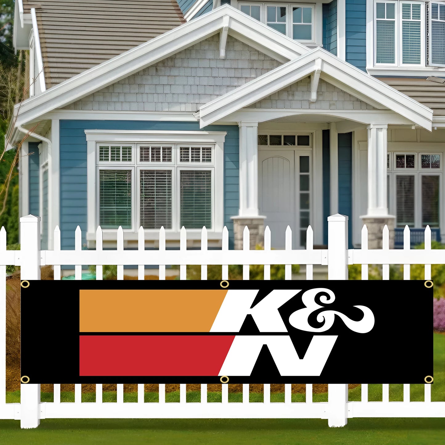 60X240cm K&N Flag Banner Flag Polyester Printed Garage or Outdoor Decoration Tapestry