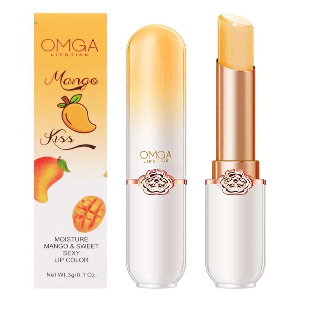 Moisturizing Lip Gloss Color Changing Lipstick Peach Lipstick Temperature Color Changing Waterproof Makeup Lipstick Cosmetics