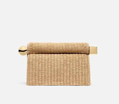 Luxury Designer Handbag for Women New Fashion Take-out Clutch with Metal Dreses Purses Prom Bag for Ladies Crossbody Bag