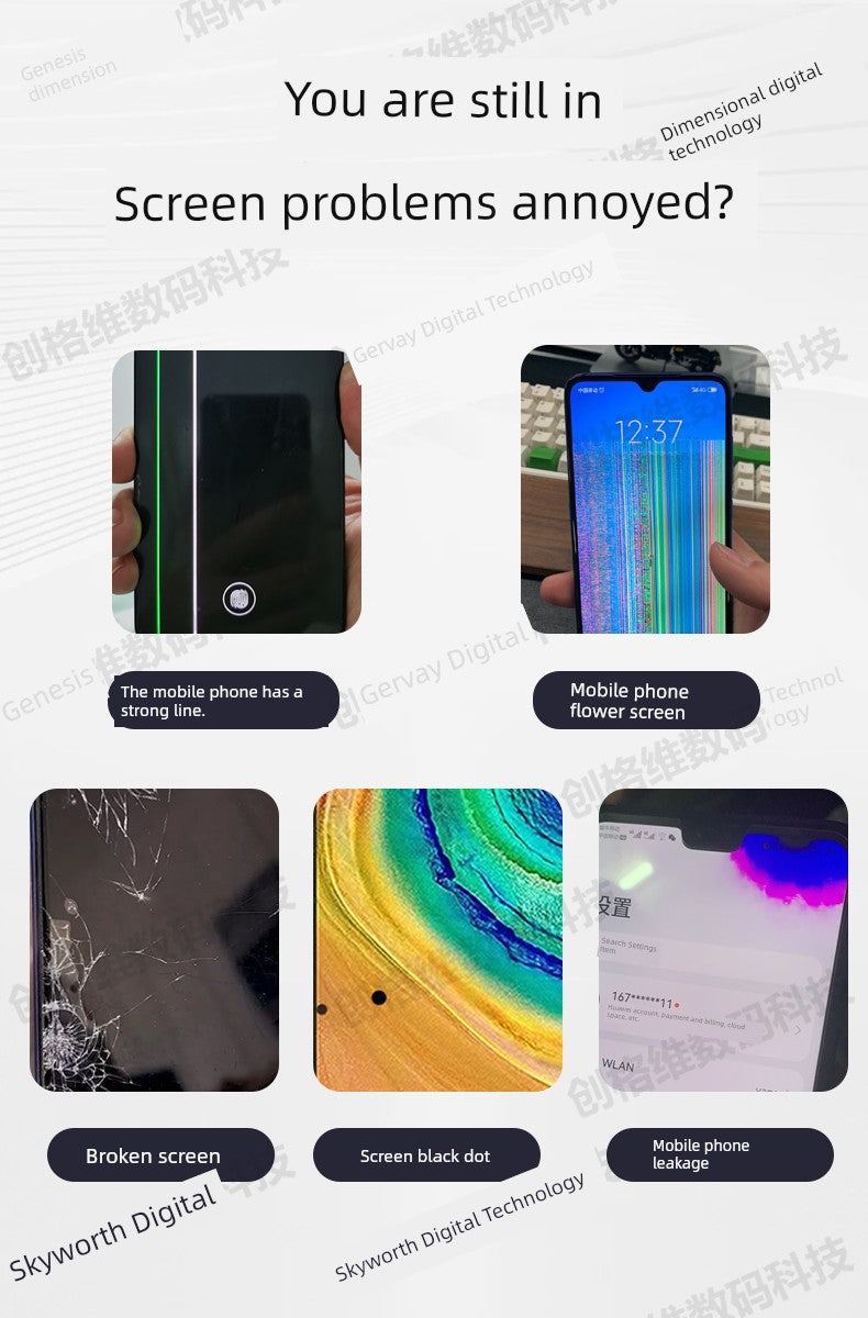 Original Applicable to Xiaomi 11 Pr0 11ultra Curved Mobile Phone Screen Assembly LCD Display Internal and External Screen