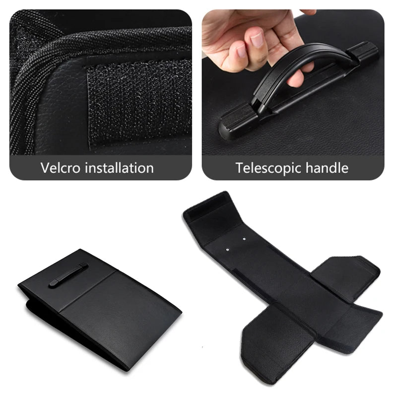 Quality Leather Car Organizer Foldable Auto Trunk Storage Box For Volvo ES90 EC40 EX40 EM90 XC90 V90 V60 XC60 V40 S80 S60 S90 C4