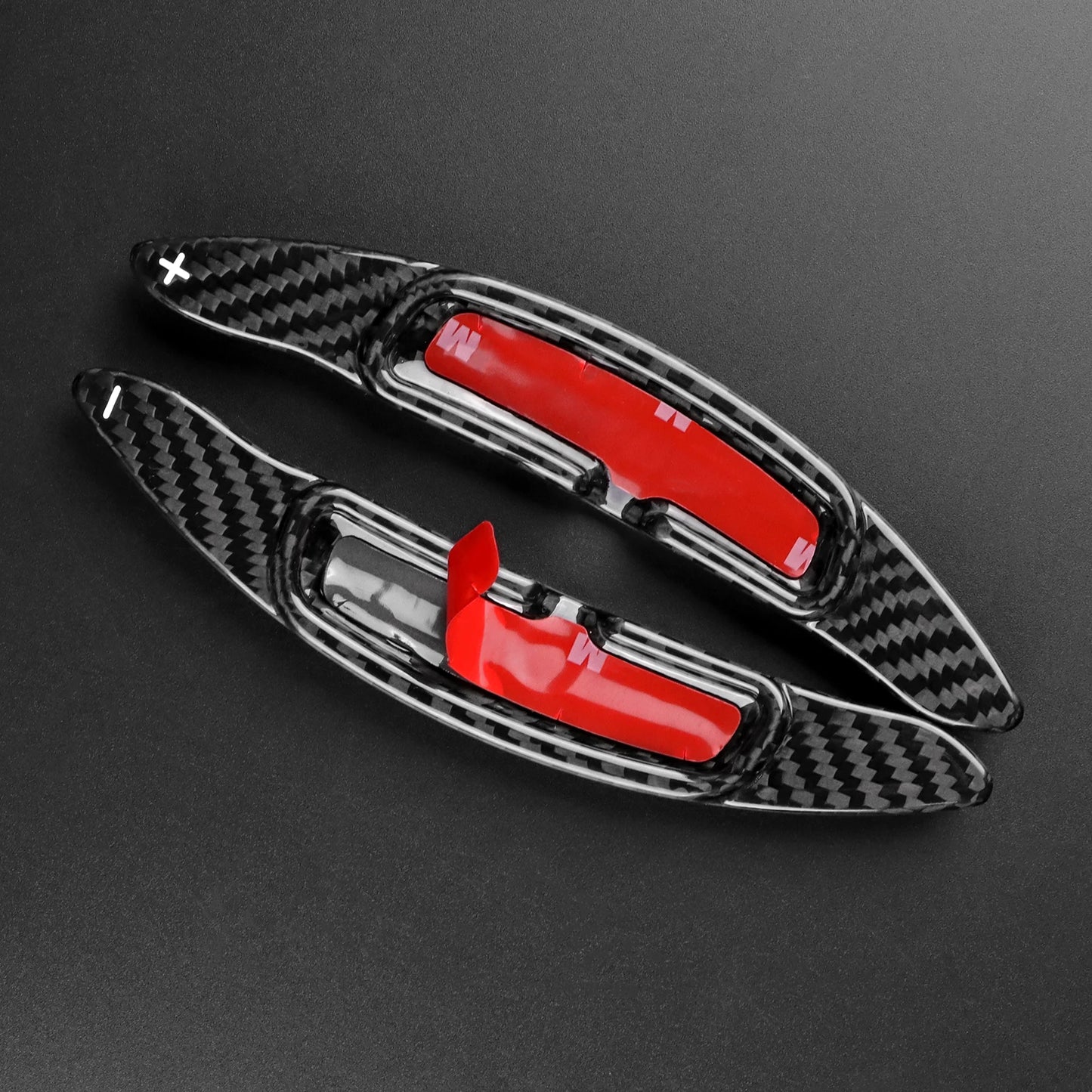 Car Steering Wheel Shift Paddles Shifter Carbon Fiber Gear Plate For Porsche Taycan Panamera Macan 911 992 Interior Trim