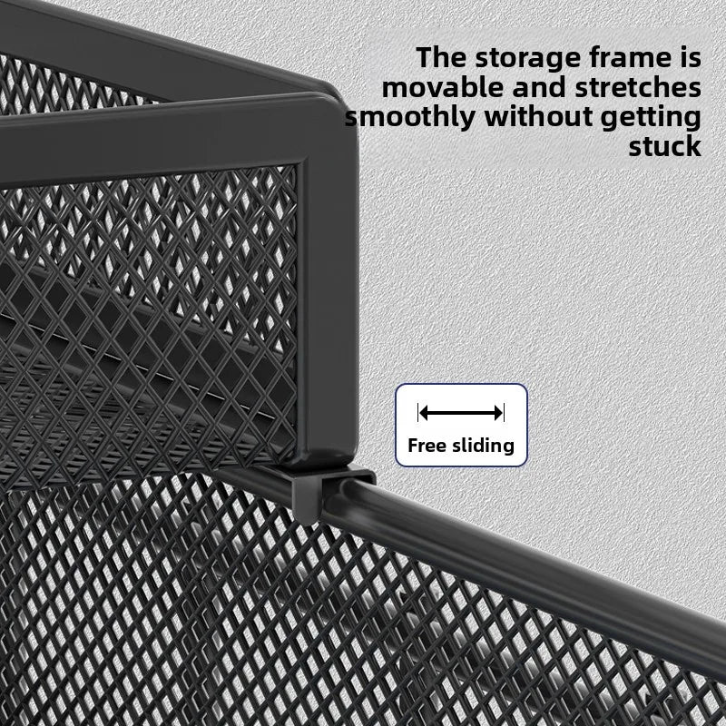 4 Trays Paper Organizer Letter Tray with Handle-Mesh Desk File Organizer, Paper Sorter Desk Organizer for Office, Home or School