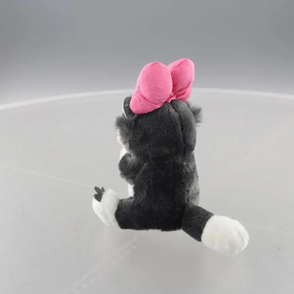 Cute Cat Plush Doll Creative Gift Car Windshield Wiper Decorations Home Decoration Universal Auto Accessories