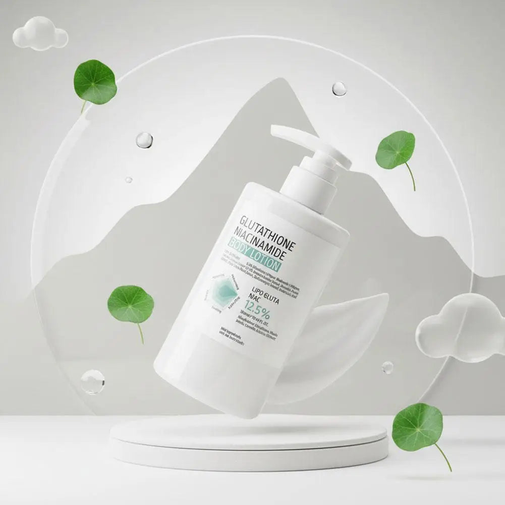 Glutathione Niacinamide Body Lotion 300ml Deep Hydrating Skin Care Rejuvenate Moisturizer Smooth Repair Rough Skin Full Body