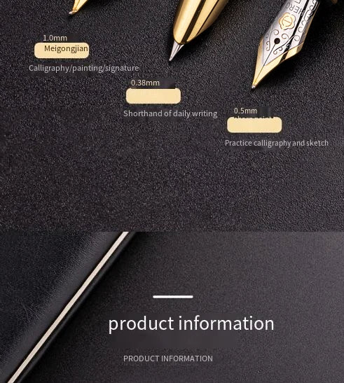 Hero 772 Classic Business Fountain Pen Set- Ideal Corporate Gift，Includes Ink & Classy Gift Box, Perfect for Business/Students